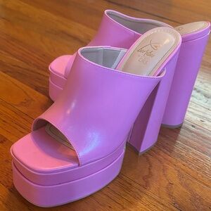 Pink Platform Heels